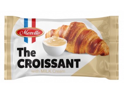 Croissant mliečny - jemné pečivo s mliečnou náplňou - www.cukrovinky.sk