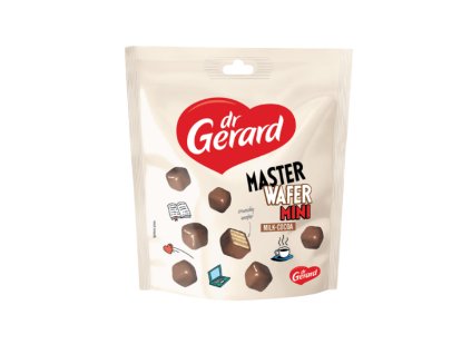 Master wafer mini mini kocky Dr. Gerard v tmavej čokoláde www.cukrovinky.sk