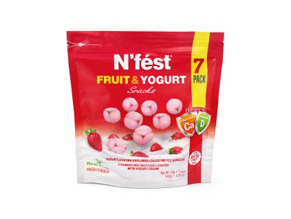 N´fést fruit and yogurt snack strawberry  - www.cukrovinky.sk