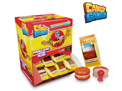 Candy gangs žuvačky hamburger cukrovinky.sk