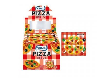 Vidal obľúbená želé sladkosť v podobe pizze ovocnou príchuťou -  cukrovinky.sk
