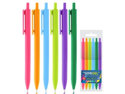 Pero guľôčkové SEMI-GEL sada 6ks