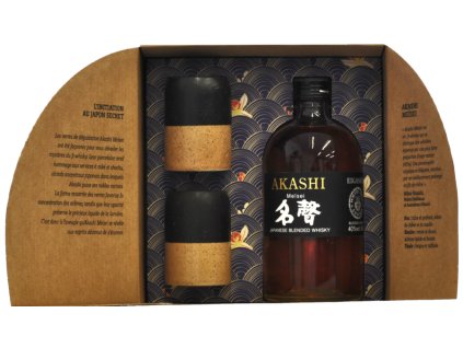 Akashi Meisei + 2 Keramické Poháre 40% 0,5L