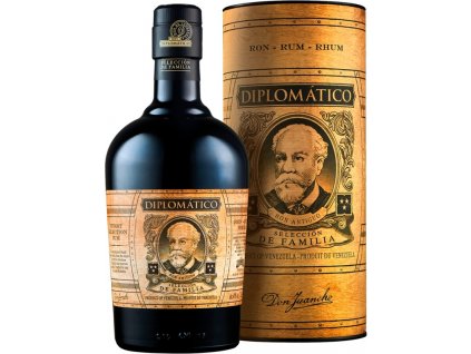 Diplomatico Selección De Familia 43% 0,7 L (tuba)