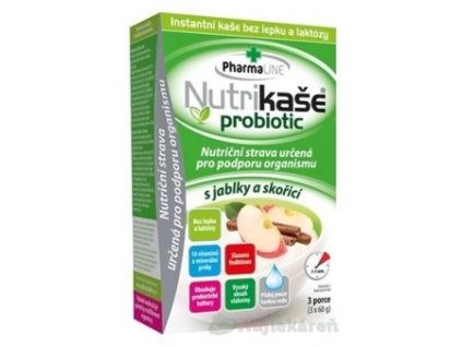 Nutrikaša Probiotic jablko-škorica 3x60g