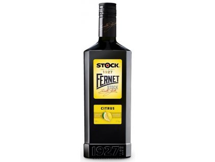 Fernet Stock Citrus 27% 0,7l (čistá fľaša)