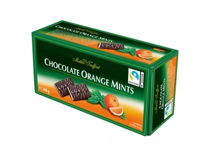 Maitre Truffout Horká čokoláda s príchuťou mäty a pomaranča 200g
