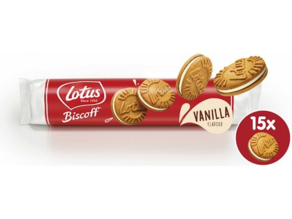 Lotus Biscoff Karamelizované sušienky spojené náplňou s vanilkovou príchuťou 150 g