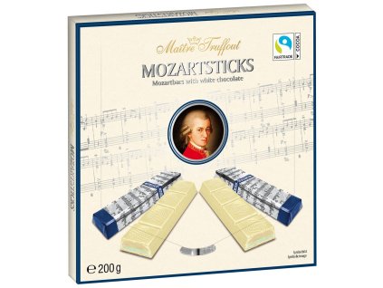 Dezert MOZARTSTICKS biela čokoláda 200g