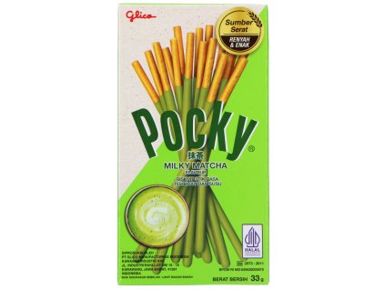 Glico Pocky tyčinky Milky Matcha 33g