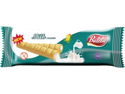 Balila Kukuričné trubičky plnené mliečnym krémom 18 g