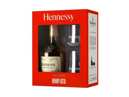 Hennessy VS 40% 0,7 l (darčekové balenie 2 poháre)