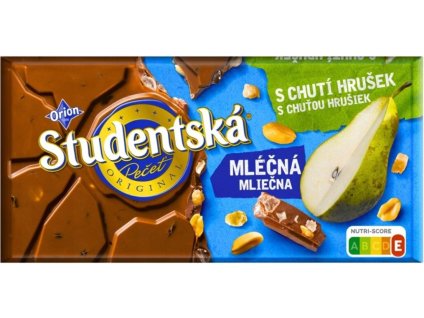 Orion Študentská pečať hruška mliečna čokoláda 170g