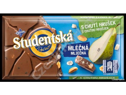 Orion Študentská pečať hruška mliečna čokoláda 170g