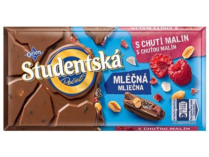 Orion Študentská pečať malina mliečna čokoláda 170g