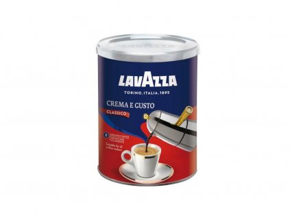 Lavazza Crema e Gusto mletá káva 250g v dóze