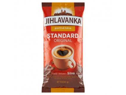 Jihlavanka Standard, mletá káva 1 kg