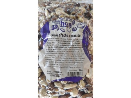 Směs ořechů a arašídů 1000 g