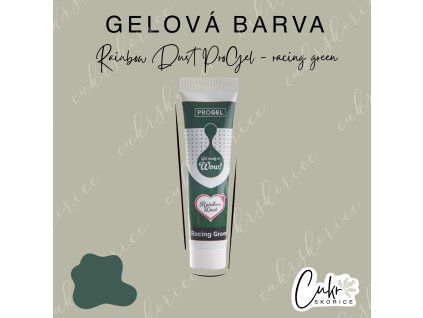 Rainbow Dust ProGel - tmavě zelená