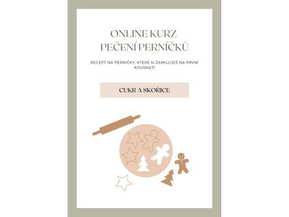 Online kurz pečení perníčku