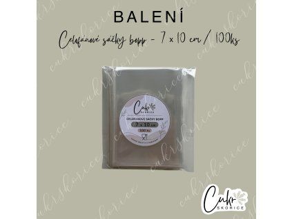 Celofánové sáčky 7 × 10 cm – 100 ks
