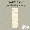 Kartičky - dýničky 10ks