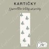 Kartičky - stromeček 10ks