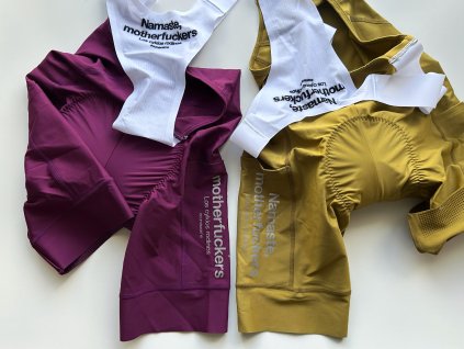 Cyklistické kratasy Namaste motherfuckers (UNISEX) s kapsos a vytuněnos plínos  Sport výbava | ve stylu