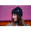 Černá čepice bio bavlnos mega hebkost  super doplněk | Stylový dárek