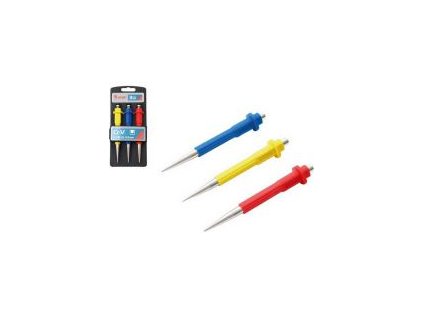 Průbojníky sada 3ks CrVa