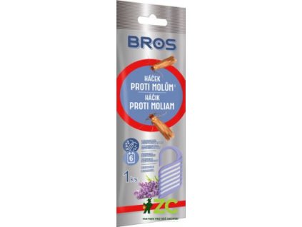 Bros - závěsný háček proti šatním molům s vůní levandule