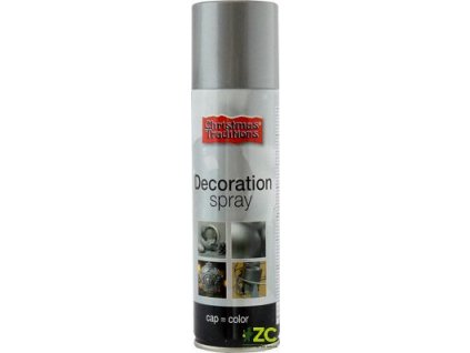 Dekorace - barva stříbrná sprej 150 ml