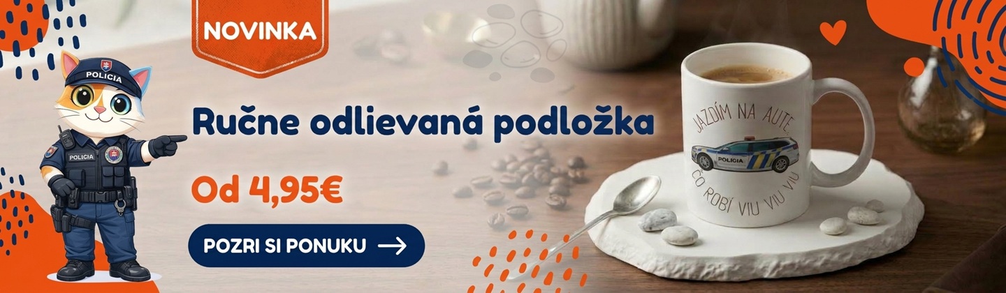 Ručne odlievaná podložka pod hrnček