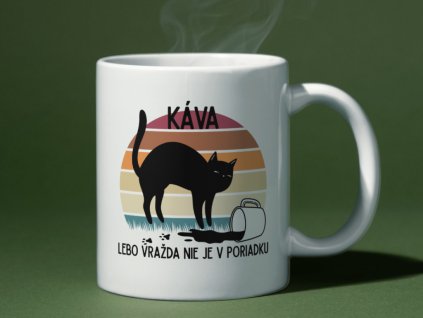 keramicky hrncek kava s mackou 330ml