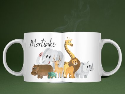 keramicky hrncek safari zvieratka 330ml 1