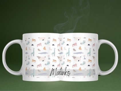 keramicky hrncek male zvieratka 330ml 1