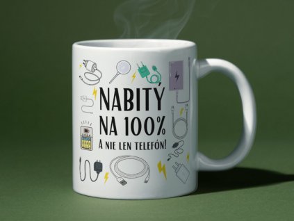 Keramický hrnček - Nabitý