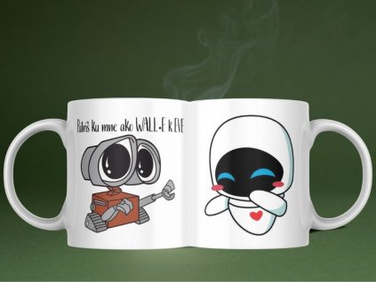 keramicky hrncek wall e a eva 1