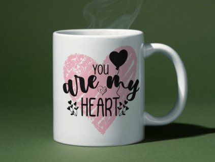 Keramický hrnček - My heart, 330ml