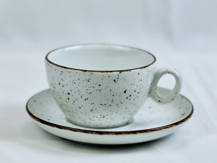 Caffe latte/čaj - hrnek Orion 0,25l s excentrickým podšálkem