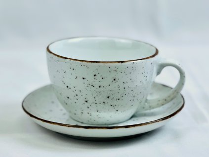 LATTE ART CUP 30CL, RUSTIC DOTS C