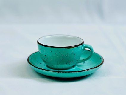Espresso - hrnek Orion 0,07l s excentrickým podšálkem