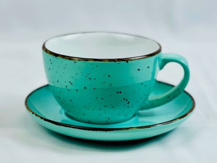 Caffe latte/čaj - hrnek Orion 0,30l s excentrickým podšálkem
