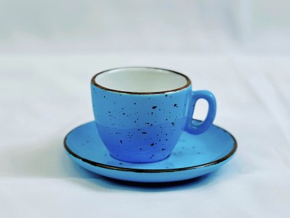 Espresso - hrnek Orion 0,07l s excentrickým podšálkem