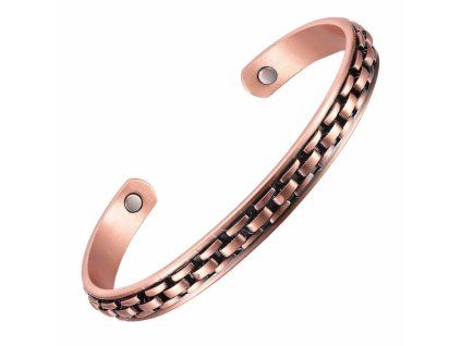 Pure Copper Bracelets for Arthritis Magnetic Health Bangles Cuff Bracelets CBG014 3