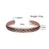 Pure Copper Bracelets for Arthritis Magnetic Health Bangles Cuff Bracelets CBG014 2