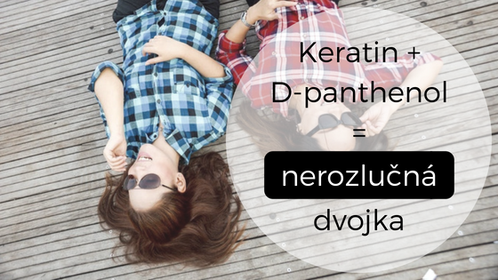 Keratin a D-panthenol: nerozlučná dvojka pro zdravé vlasy