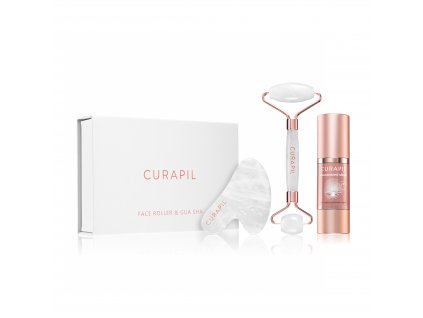 Web Produkt Face roller + gua sha + h. sérum white
