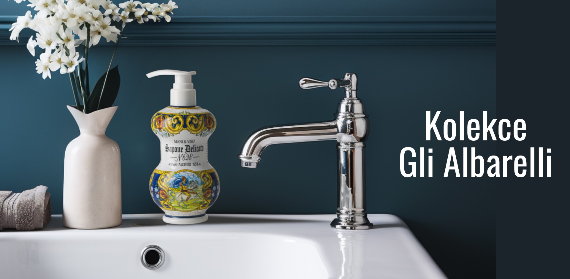 Gli Albarelli: Mýdla na obličej a ruce