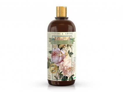 Sprchový gel & pěna do koupele s vitamínem E a růžovým olejem ROSE, 500 ml